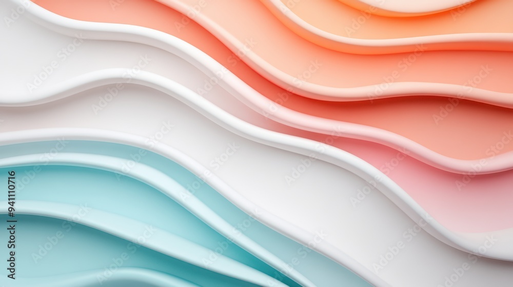 Abstract wavy background with soft pastel colors, ideal for modern design, creativity, and artistic projects. Abstract wavy background with soft pastel colors, ideal for modern design, creativity, and artistic projects.