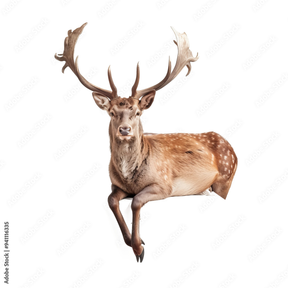 deer isolated on white deer isolated on white