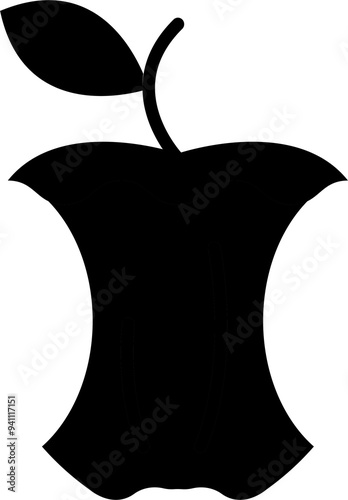 Apple Core Compost Icon