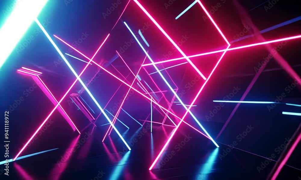 Neon Lights Abstract Art Neon Lights Abstract Art