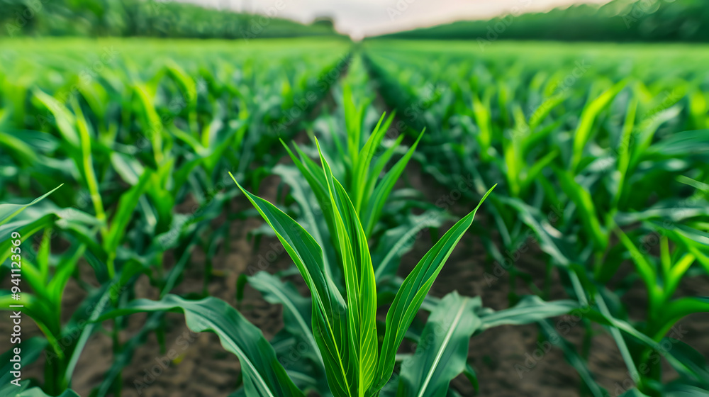 Obraz premium Agricultural Analysis How Digital Technology