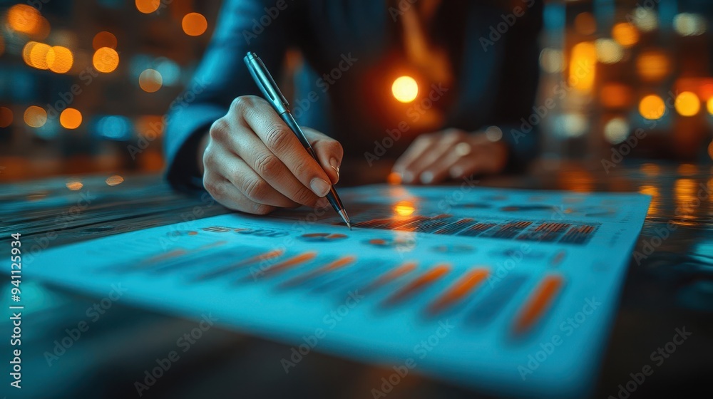 business meeting closeup hands gesturing over financial documents diverse team collaborating warm lighting on papers with graphs and charts business meeting closeup hands gesturing over financial documents diverse team collaborating warm lighting on papers with graphs and charts