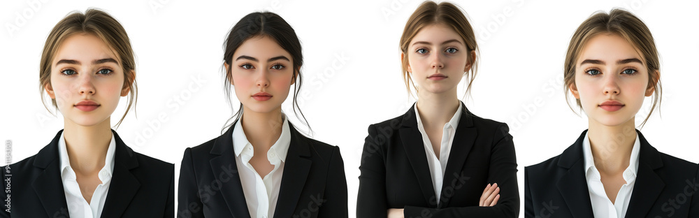 set of A Business Man's Professional A Woman's Fashion, Professional Fashion, Business Women, Business Attire, Elegant Fashion, Women's Business Attire, Fashion, on a transparent backgrounds