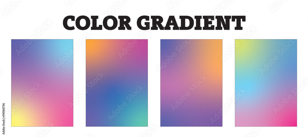 Fototapeta premium color gradient background