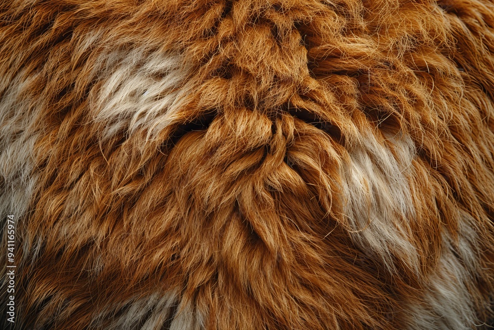 An animal fur background, of textures and natural color. Generative AI An animal fur background, of textures and natural color. Generative AI