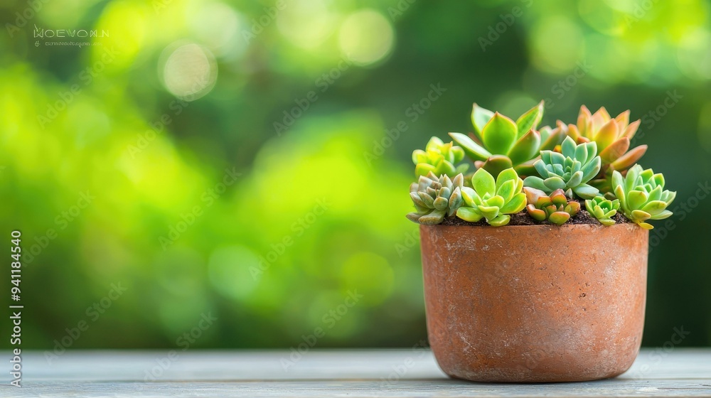 A charming collection of rustic succulents elegantly arranged in a vintage pot, ideal for customizable text sections, perfect for enhancing any design or marketing project. A charming collection of rustic succulents elegantly arranged in a vintage pot, ideal for customizable text sections, perfect for enhancing any design or marketing project.