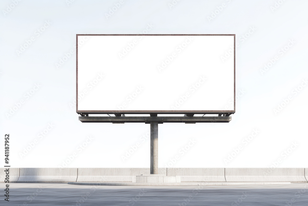 Modern urban billboard mockup with blank sign isolated on transparent background, ideal for city advertising, marketing, and signage design. Modern urban billboard mockup with blank sign isolated on transparent background, ideal for city advertising, marketing, and signage design.