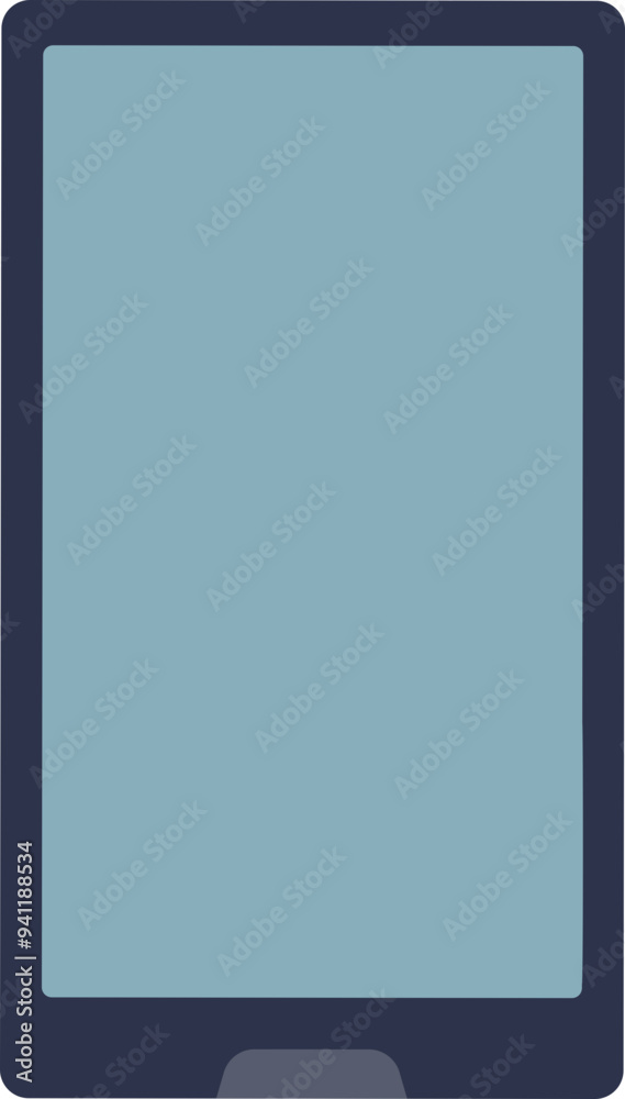 Blank smartphone screen for app display, isolated on white. Blank smartphone screen for app display, isolated on white.