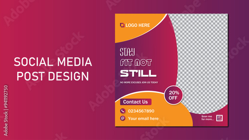 Social media post design