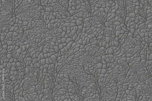 A seamless pattern of elephant skin with thick wrinkled gray textures, AI Generated
