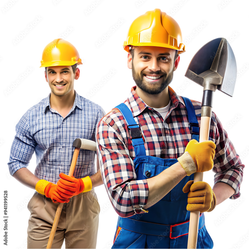 Woman engineer and builder standing with Whatman