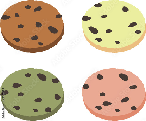 Wallpaper Mural チョコチップクッキー Torontodigital.ca