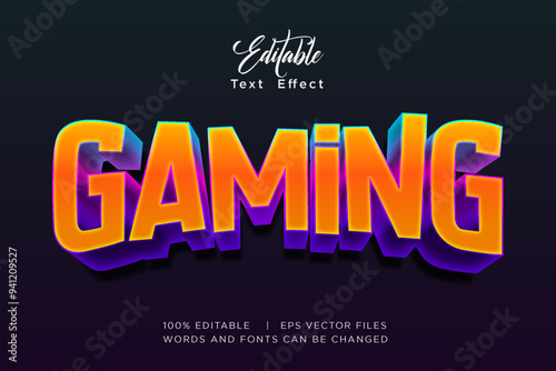 Editable Modern 3D Text Effect Template for Banner, Sale, and Event Promotion Design