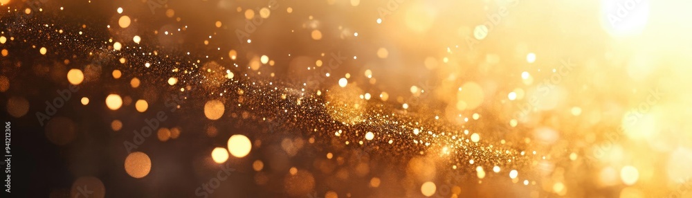 A shimmering backdrop of golden particles creates a magical atmosphere, perfect for celebrations or artistic projects. A shimmering backdrop of golden particles creates a magical atmosphere, perfect for celebrations or artistic projects.