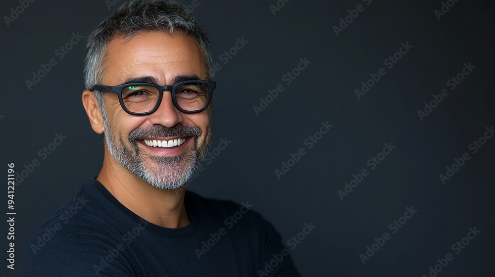 A man with gray hair and a beard smiles warmly at the camera. A man with gray hair and a beard smiles warmly at the camera.