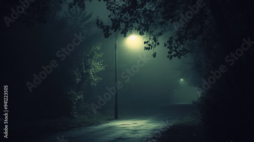 Mysterious Foggy Night