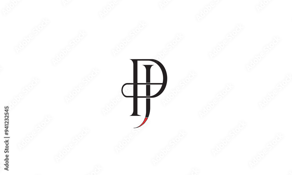 PB, BP, P, B Abstract Letters Logo Monogram