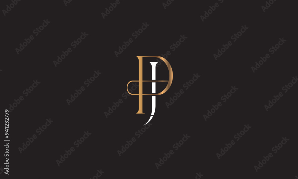 PB, BP, P, B Abstract Letters Logo Monogram PB, BP, P, B Abstract Letters Logo Monogram