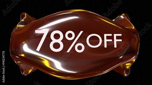 78 percent off animation for sale concept photo