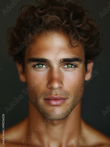 close up portrait of a young man