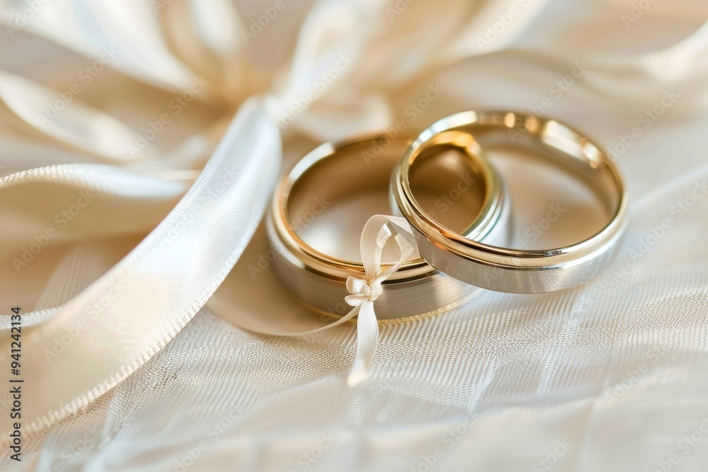 Beautiful wedding rings in various romantic settings, reflecting eternal love. Beautiful wedding rings in various romantic settings, reflecting eternal love.