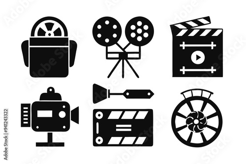 Film Production Icon Set