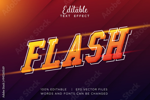 Editable Modern 3D Text Effect Template for Banner, Sale, and Event Promotion Design