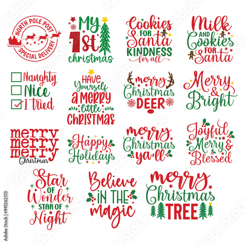 15 Christmas SVG Bundle
