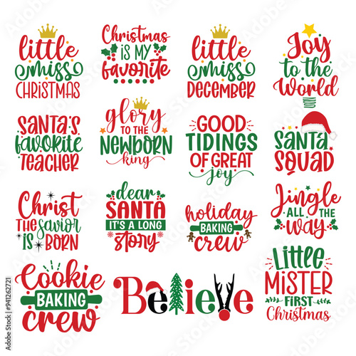 15 Christmas SVG Bundle