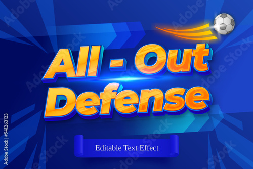 Editable Modern 3D Text Effect Template for Banner, Sale, and Event Promotion Design