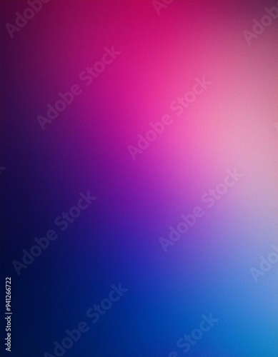 New Orange Red Blue Purple White Gradient Blurred with Grainy Noise Texture Background, for art product design, social media, trendy,vintage,brochure,banner