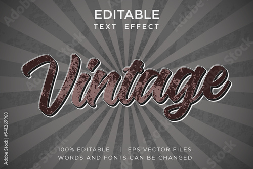 Editable Modern 3D Text Effect Template for Banner, Sale, and Event Promotion Design