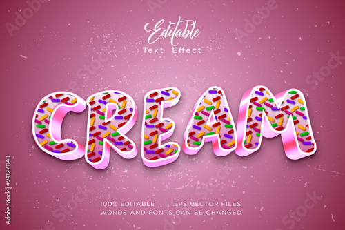 Editable Modern 3D Text Effect Template for Banner, Sale, and Event Promotion Design