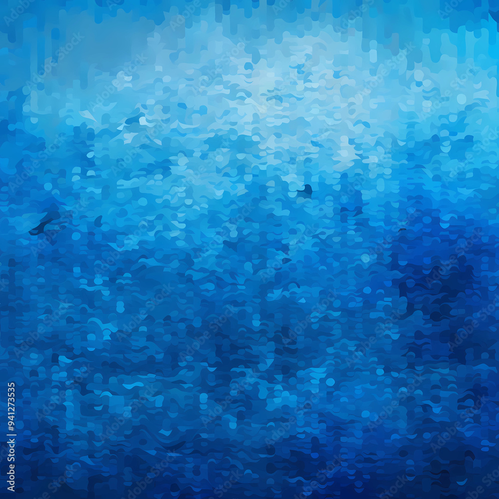 Abstract blue and white mosaic pixel pattern Abstract blue and white mosaic pixel pattern