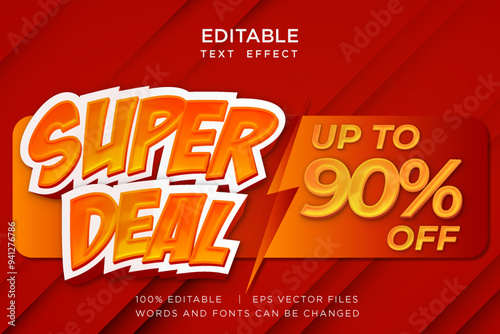 hot sale editable text effect