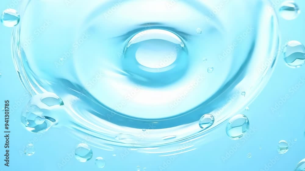 Exploring the beauty of water droplets in a serene underwater setting Exploring the beauty of water droplets in a serene underwater setting