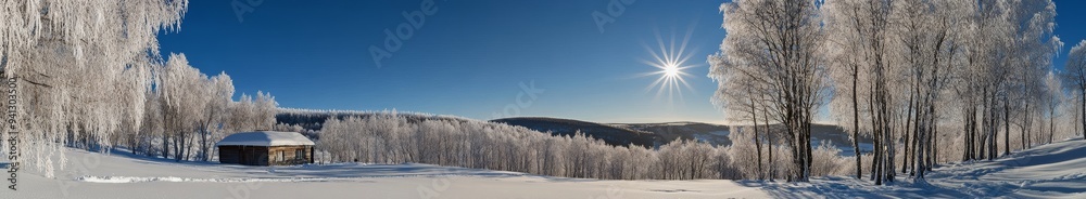 Anime-Style Snowy Forest and Vivid Blue Skies in 8K Resolution for Seasonal Marketing Magic, animation, Illustration, Picture Books for Poster, Novel, UI, Web, Game and Design Anime-Style Snowy Forest and Vivid Blue Skies in 8K Resolution for Seasonal Marketing Magic, animation, Illustration, Picture Books for Poster, Novel, UI, Web, Game and Design