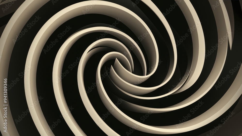 Abstract Black Curvy 3D Shape - Modern Background Design - 3D Rendering Abstract Black Curvy 3D Shape - Modern Background Design - 3D Rendering