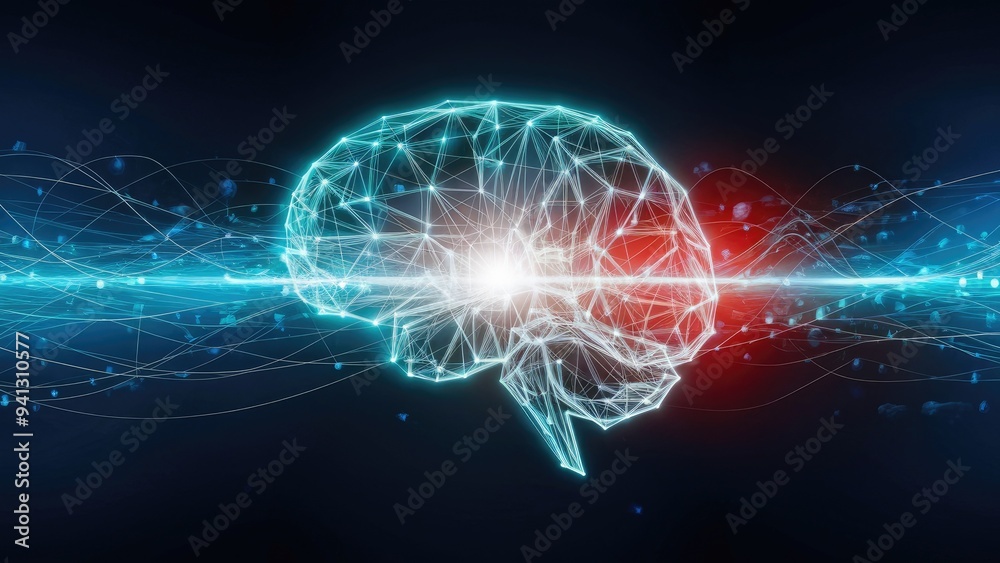 Abstract Logo Representing Brain Technology and Innovation in Intelligence and Connectivity. Abstract Logo Representing Brain Technology and Innovation in Intelligence and Connectivity.