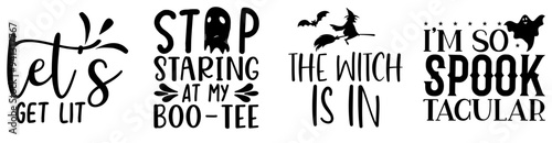 Vibrant Halloween Trendy Retro Style Illustration, Invitation Collection Vector Illustration for Brochure, Newsletter, Packaging