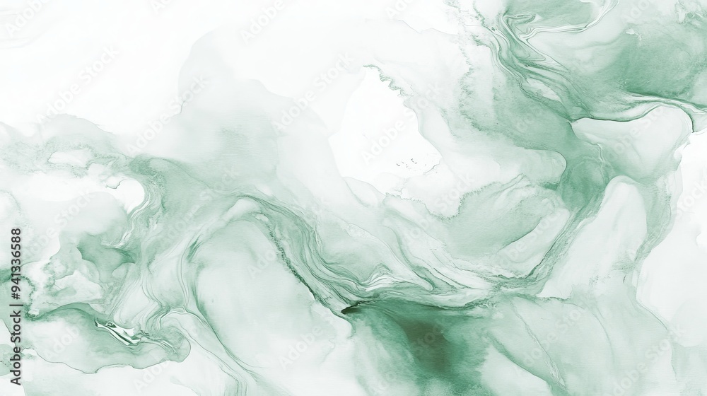 Symbolic of the year 2025 with delicate scales and serpentine body patterns on a green snake. Watercolor illustration for banner or poster. Symbolic of the year 2025 with delicate scales and serpentine body patterns on a green snake. Watercolor illustration for banner or poster.