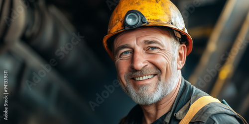 Bergmann im Bergwerk photo