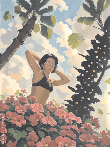 girl in the park