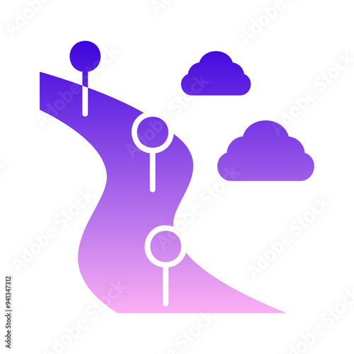 path with milestones