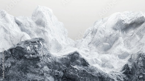 3D rendering of a marble and granite textured background