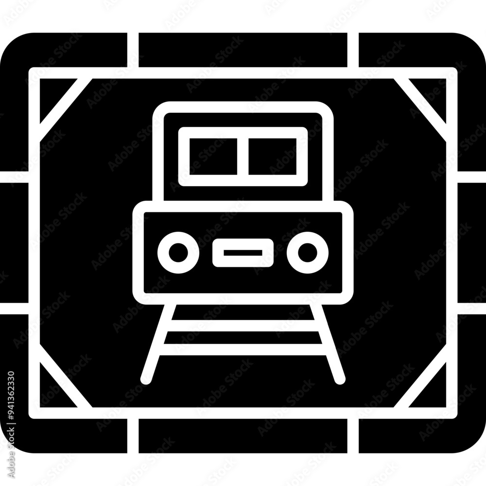 Train Station Icon Train Station Icon