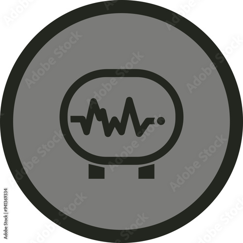 Electrocardiogram Icon Design
