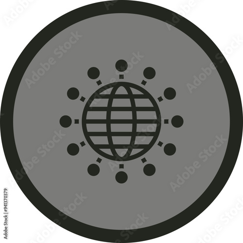 Global Infrastructure Icon Design photo