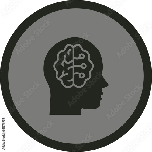 Artificial Consciousness Icon Design