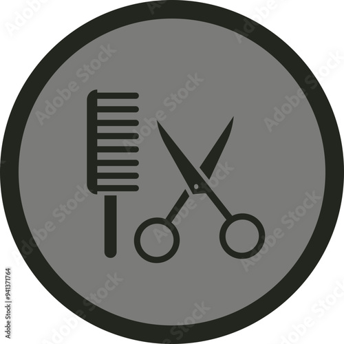 Hairdresser Icon Design